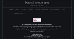 Desktop Screenshot of donnaschwarzart.com